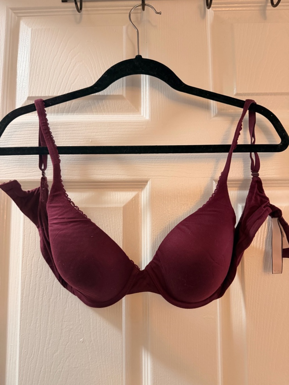 Victoria's Secret Burgundy T-Shirt Bra